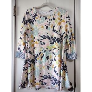 Nuggles Blush animal print top